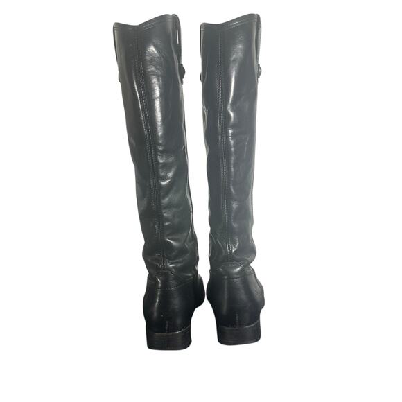 Frye Melissa Button Black Leather Riding Pull-On Boots Size 7 – Minor Wear - Picture 8 of 13